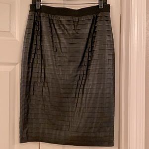 BcbgMaxazria leather pencil skit